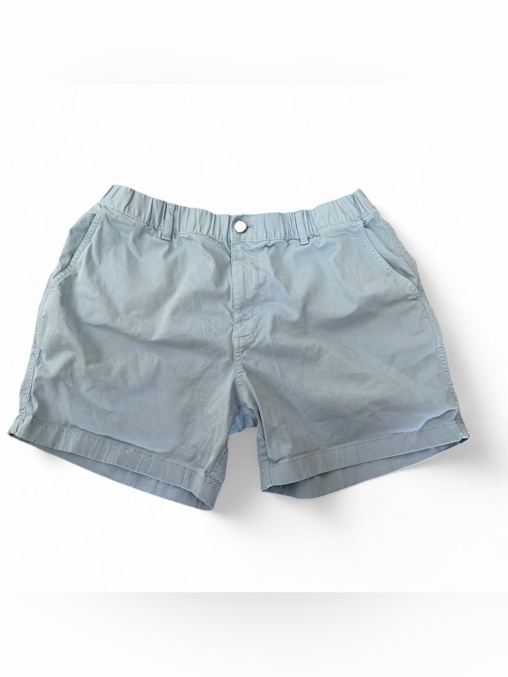 Men's Light Blue Casual Cotton Shorts